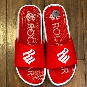 Rocawear | Shoes | Rocawear Massage Slides Red White Size 7  display picture 2